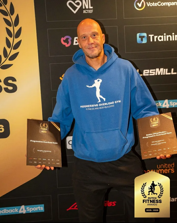 Winnaar Dutch Fitness Awards - Progressive